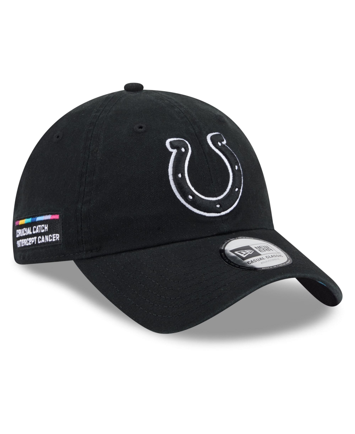 New Era Men's Black Indianapolis Colts 2026 Nfl Crucial Catch Casual Classic Adjustable Hat - Black