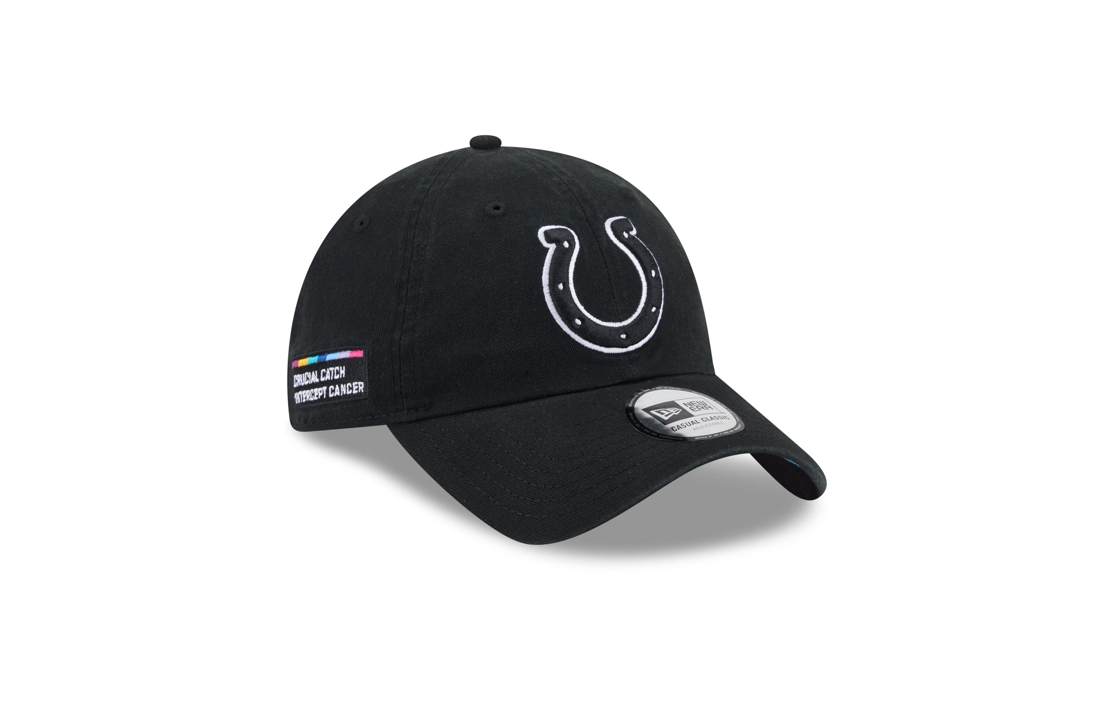 New Era Men's Black Indianapolis Colts 2026 Nfl Crucial Catch Casual Classic Adjustable Hat