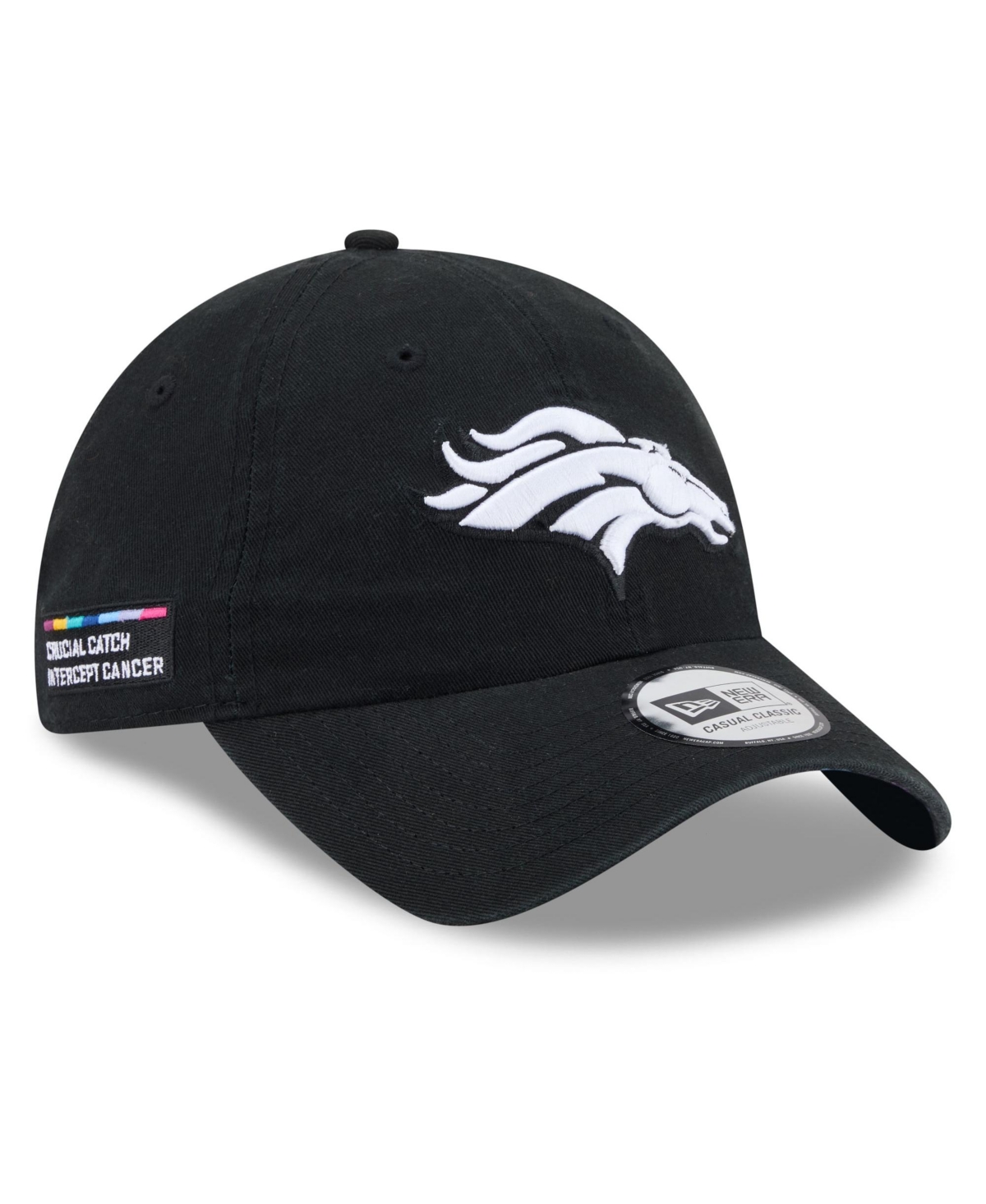 New Era Men's Black Denver Broncos 2026 Nfl Crucial Catch Casual Classic Adjustable Hat - Black