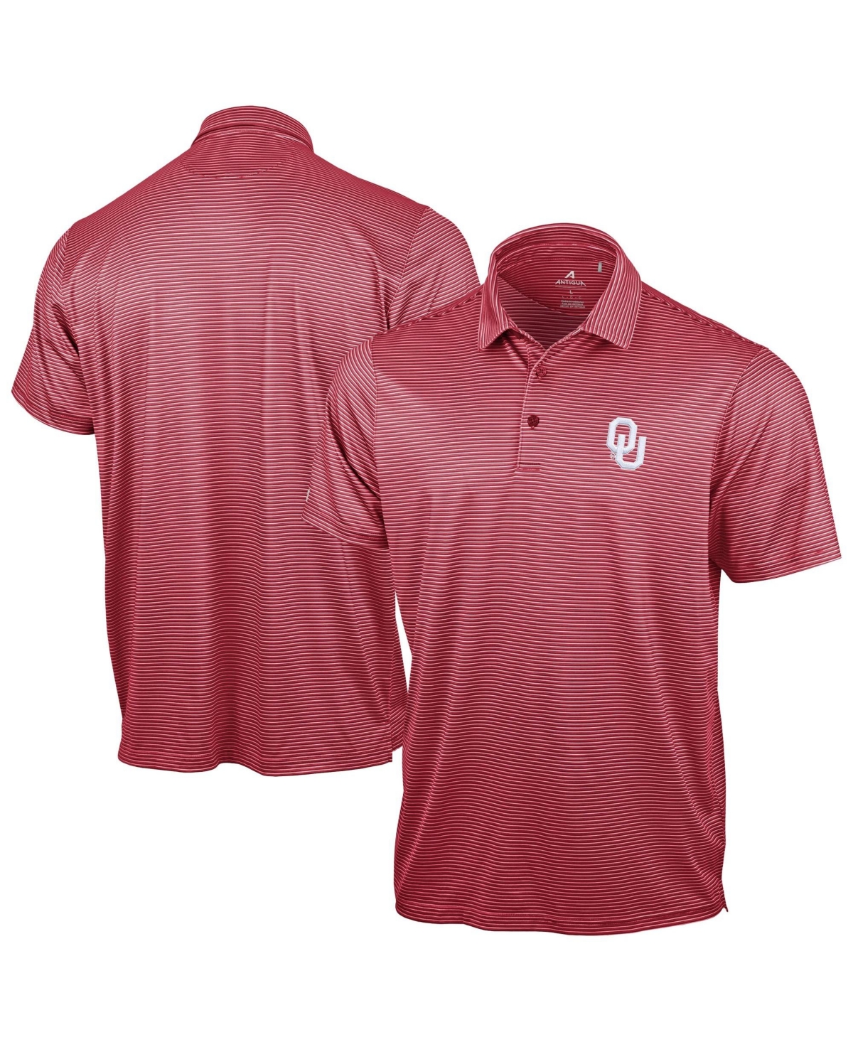 Antigua Men's Crimson Oklahoma Sooners Lineage Polo Shirt