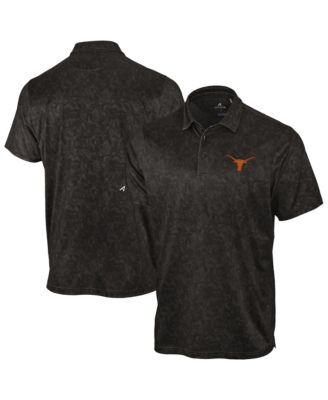 Men's Black Texas Longhorns Lush Polo Shirt