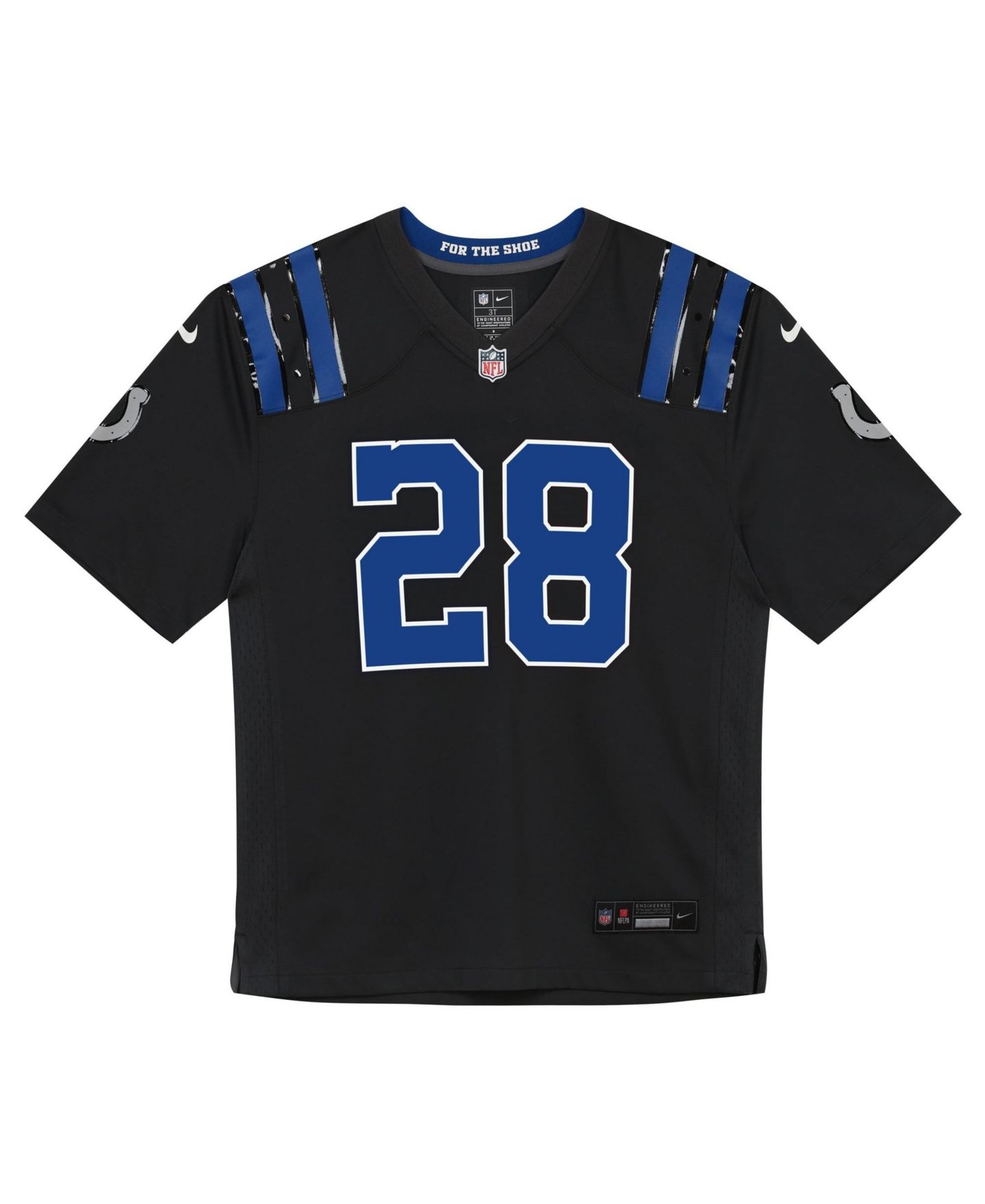 Топ Nike Jonathan Taylor Anthracite Indianapolis Colts 2026 Rivalries Collection Game Jersey для мальчиков — фото 2