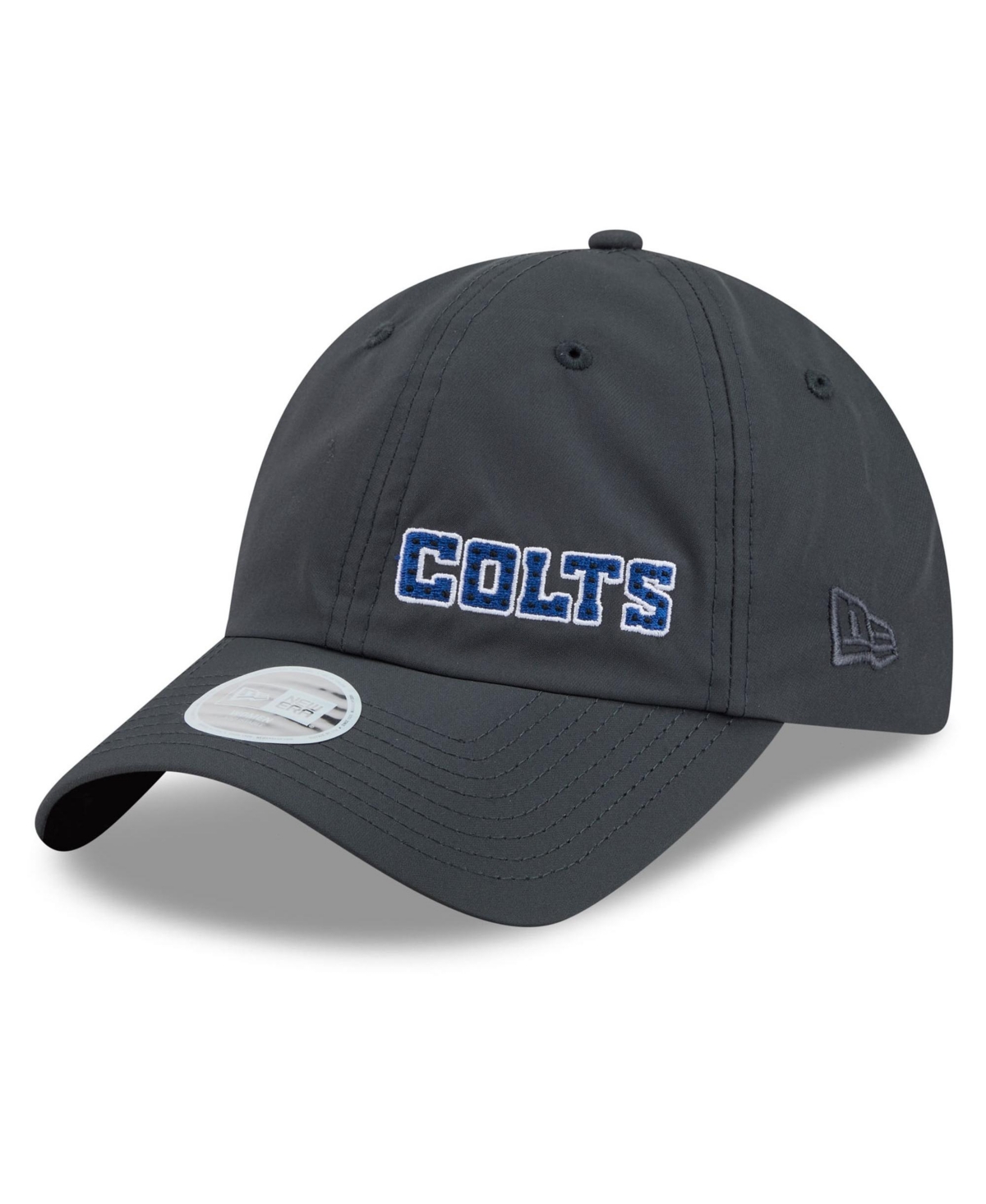 New Era Women's Anthracite Indianapolis Colts 2026 Rivalries Collection Pony Tail Adjustable Hat