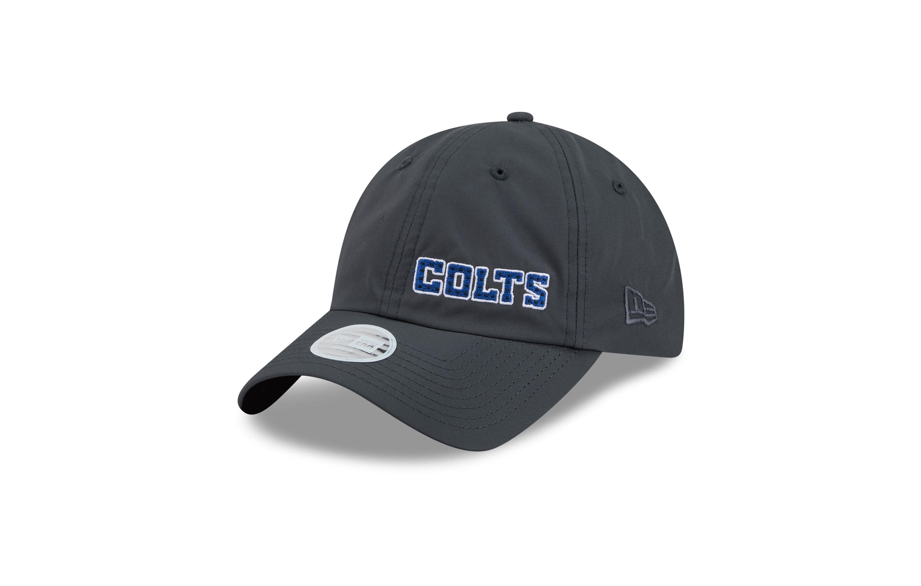 New Era Women's Anthracite Indianapolis Colts 2026 Rivalries Collection Pony Tail Adjustable Hat