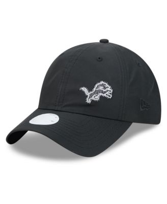 Women's Black Detroit Lions 2026 Rivalries Collection Pony Tail Adjustable Hat
