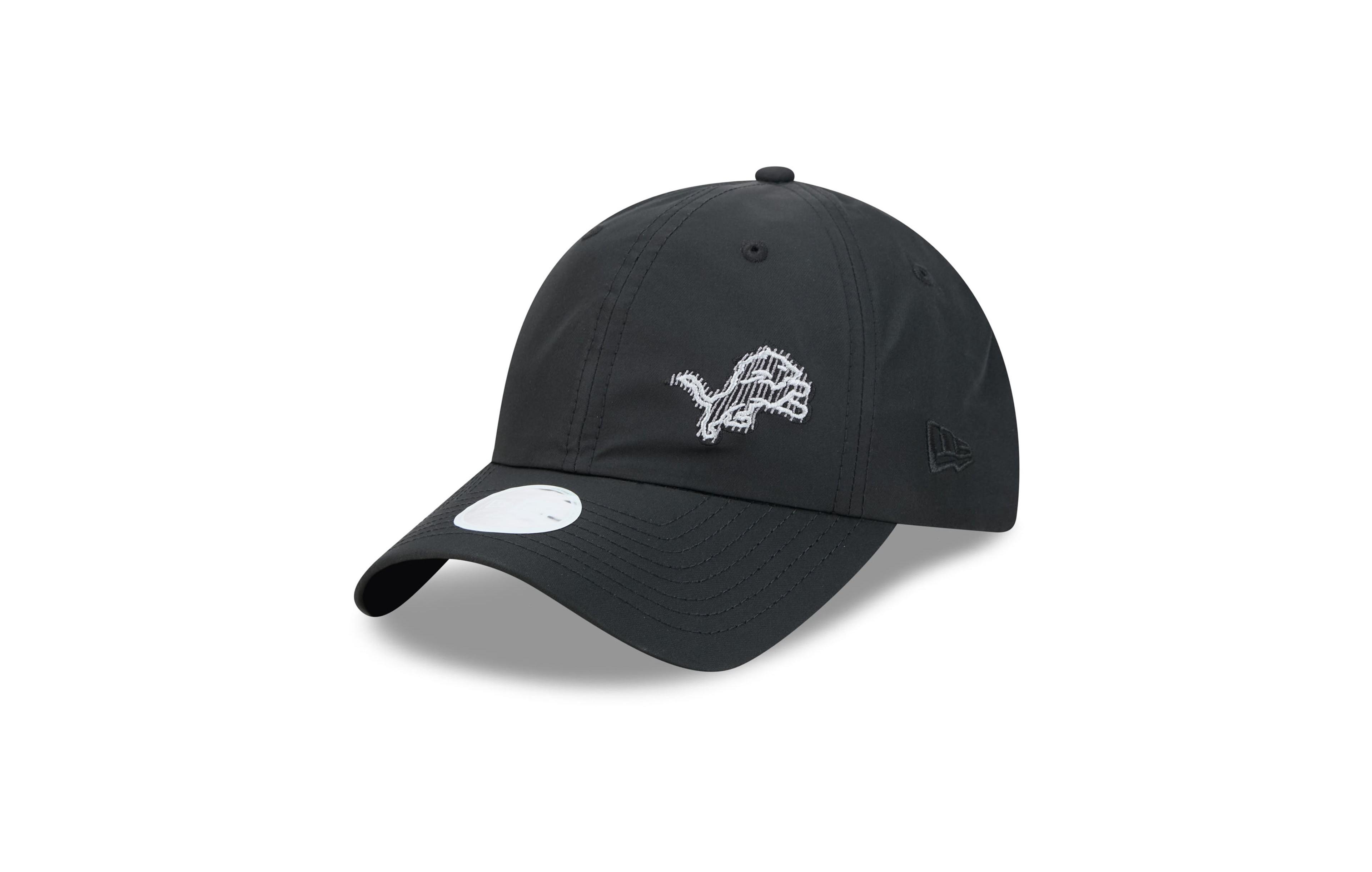 New Era Women's Black Detroit Lions 2026 Rivalries Collection Pony Tail Adjustable Hat