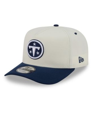 Men's Cream Tennessee Titans 2026 Rivalries Collection Fan Pack A-Frame 9FIFTY Snapback Hat