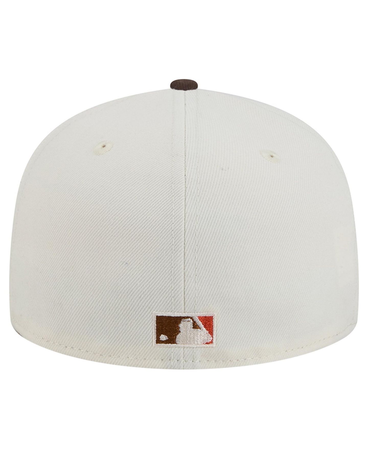 Мужская кепка New Era Natural/Brown Chicago Cubs Pumpkin Spice 59FIFTY Fitted Hat — фото 4