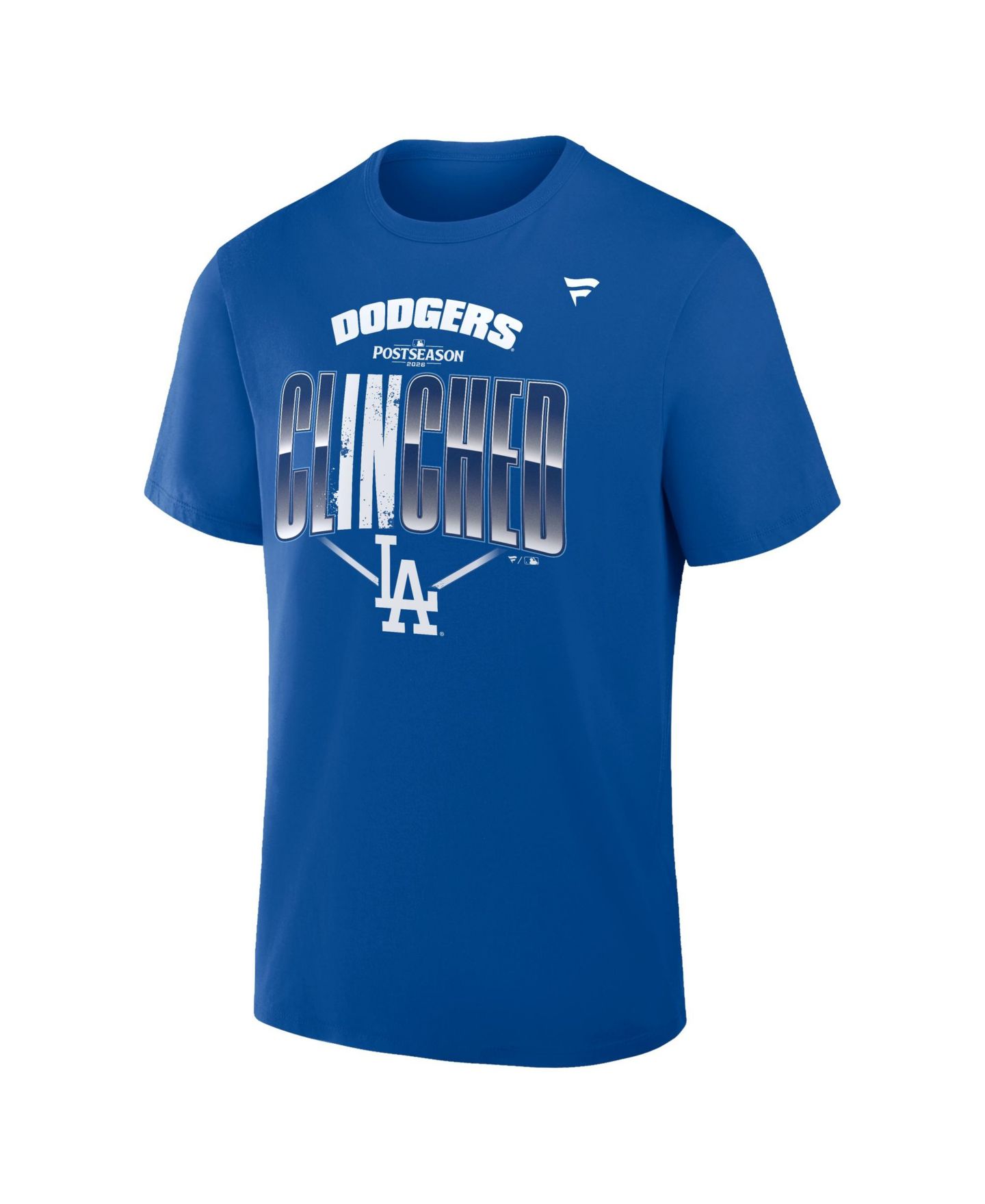 Мужская футболка Fanatics Royal Los Angeles Dodgers 2026 MLB Postseason Locker Room — фото 3