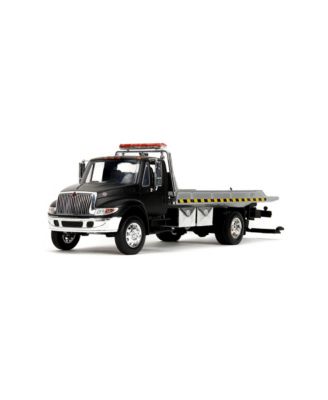 1/24 Scale International DuraStar 4400 Matte Flatbed Tow Truck Die-Cast Model