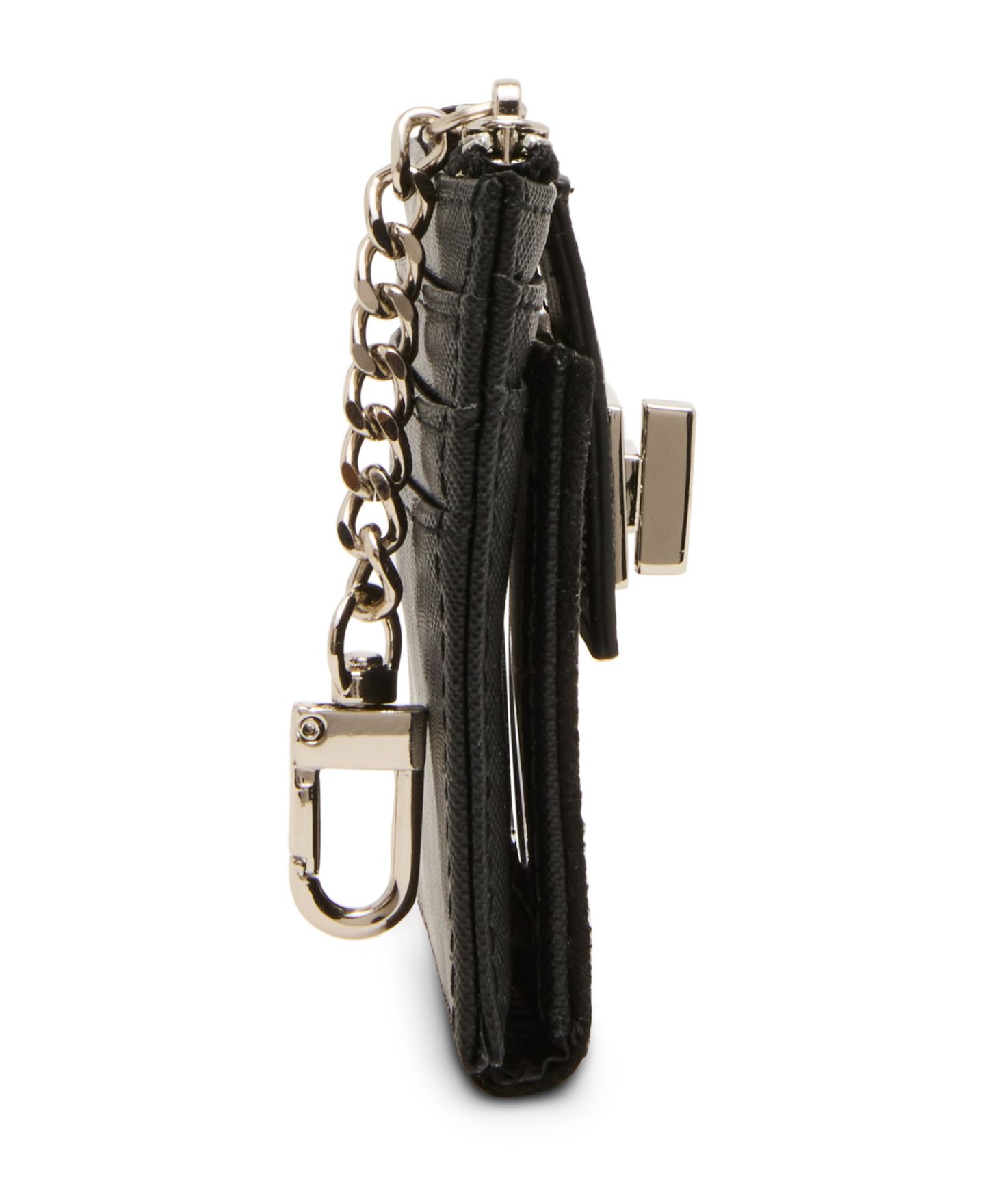 Женский кошелёк Steve Madden Blynda-G Mini Rhinestone Card Case, цвет: Чёрный — фото 5