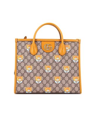Small x EXO-KAI Top Handle Shopping Tote Printed GG Coated Canvas
