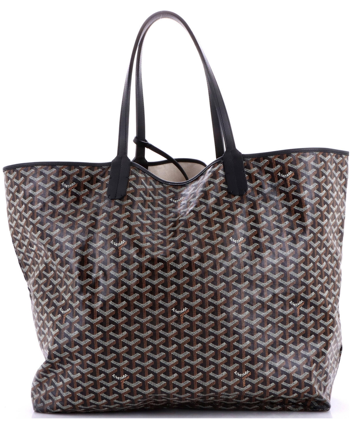Pre-Owned Goyard Xxl Saint Louis Tote Coated Canvas