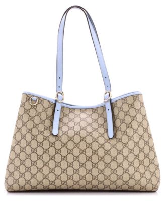 Large Emblem Tote GG Coated Canvas
