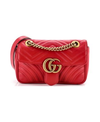 Mini GG Marmont Flap Bag Matelasse Leather