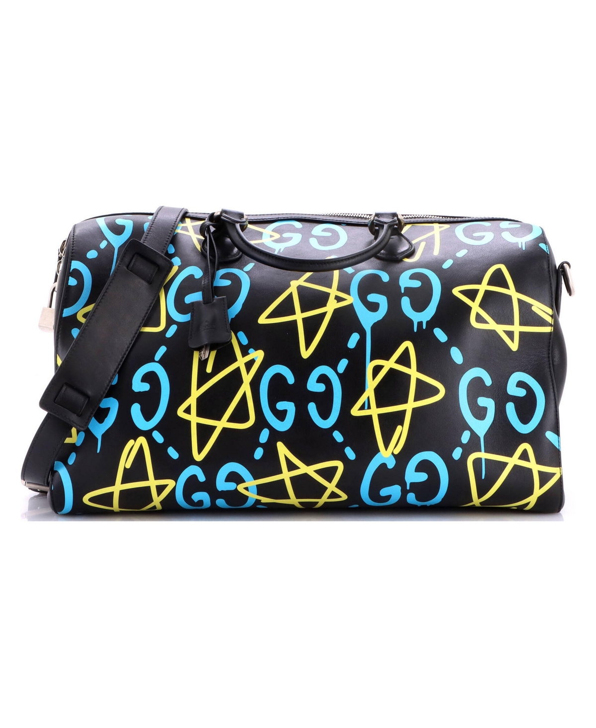 Pre-Owned Gucci Convertible Duffle Bag GucciGhost Leather