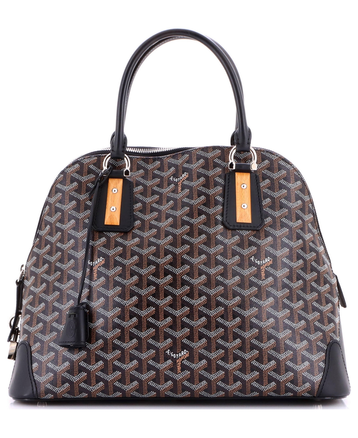 Pre-Owned Goyard Pm Vendome Bag Coated Canvas