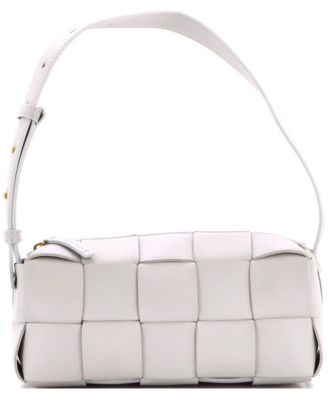 Small Brick Cassette Shoulder Bag Maxi Intrecciato Leather