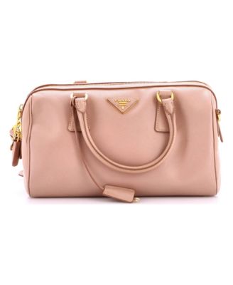 Medium Convertible Bowler Bag Saffiano Leather