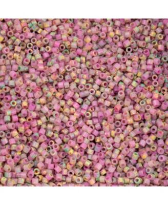 Verdara Rose Sandstone 11/0 Glass Cylindrical Seed Beads, 25 Gram for Jewelry Making, Bracelets, Necklaces, Earrings and Embroidery