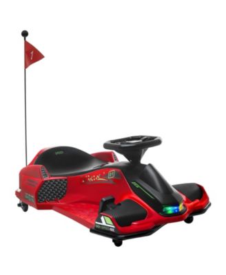 12V Electric Drift Go Kart, 35.5-in, 110-lb Capacity, Ages 8-12