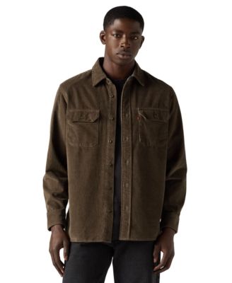 Men's Long-Sleeve Regular-Fit Overshirt