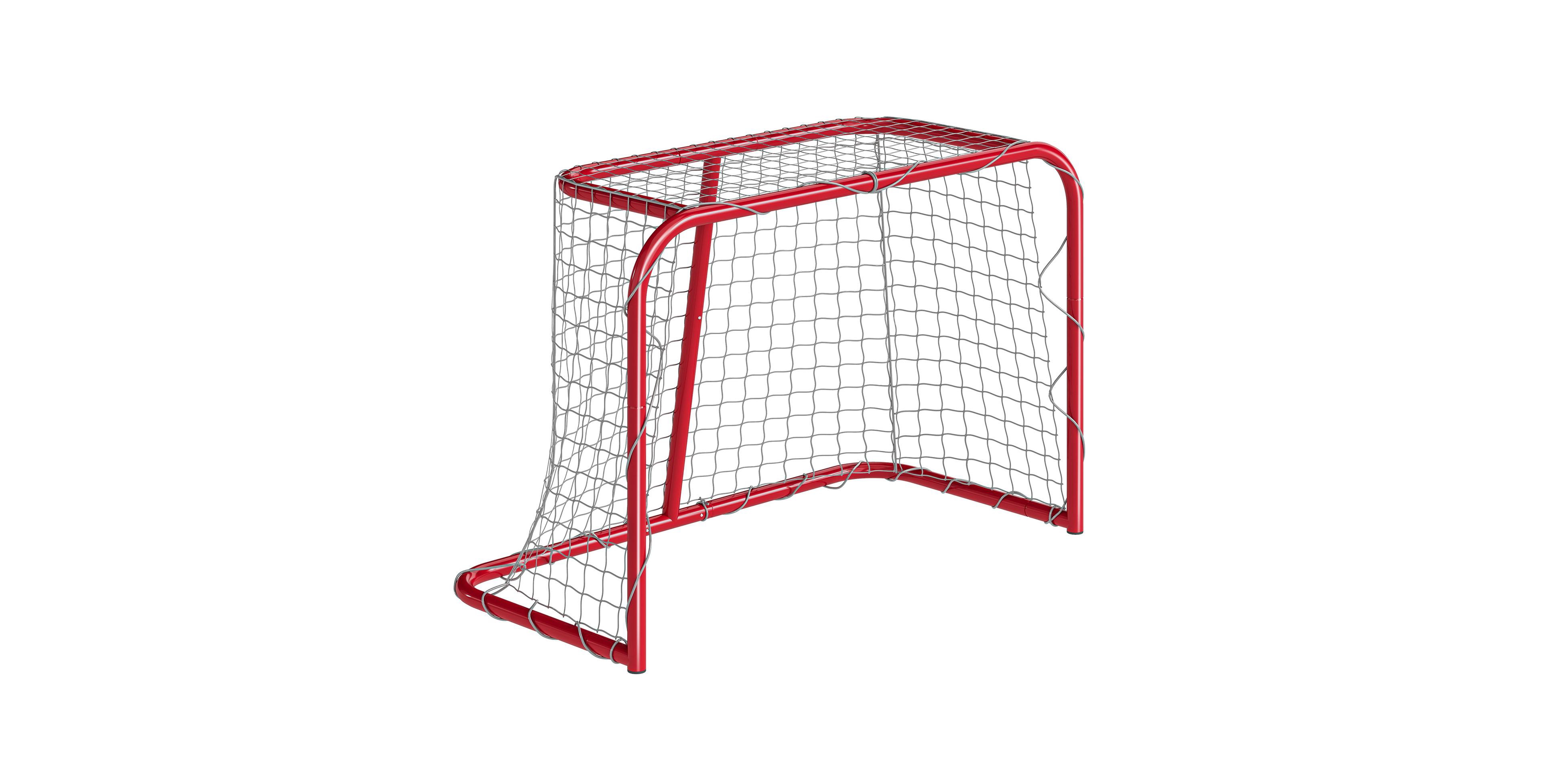 Glintex 3 x 2-ft Mini Hockey Goal with Rustproof Metal Frame and Tear-Resistant Net