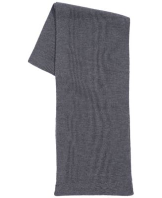 Men's Fine-Ribbed Merino Wool Scarf