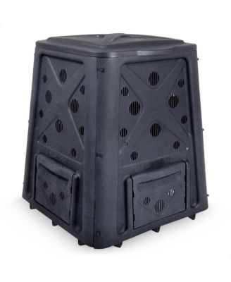 65 Gallon Capacity Compost Bin with Lift Off Lid and 4 Door Access
