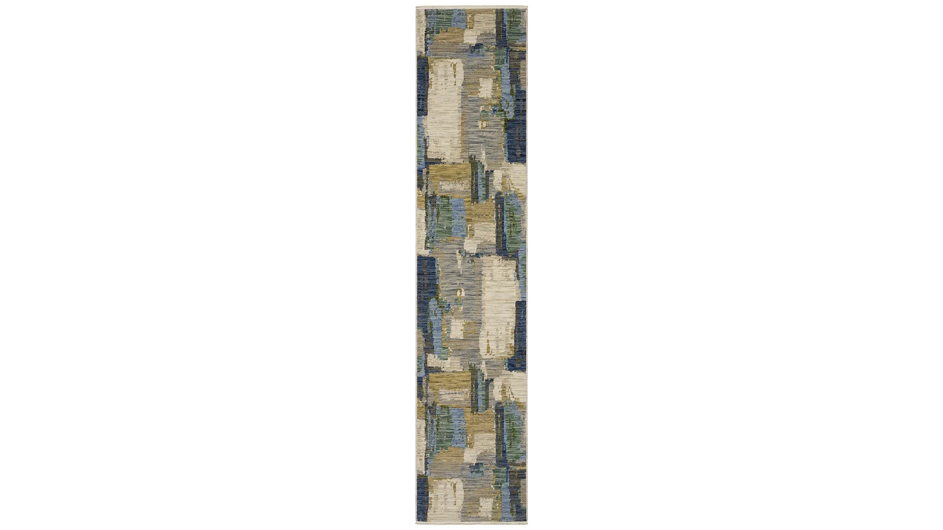 Oriental Weavers Soleri SOL05 2'6"x12' Runner Area Rug