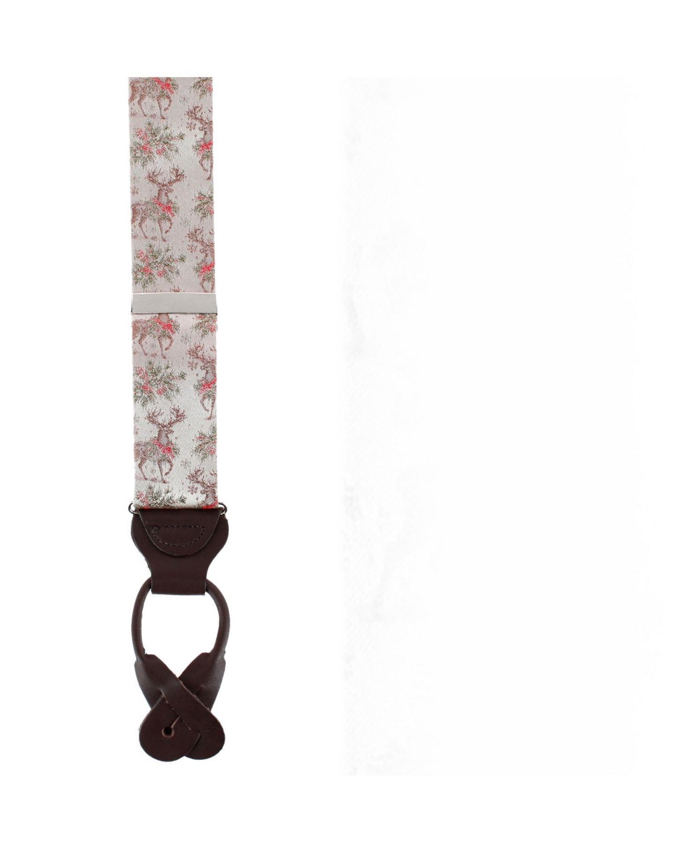 Мужские подтяжки TRAFALGAR Holiday Reindeer Silk Suspenders, цвет: Multiple — фото 2