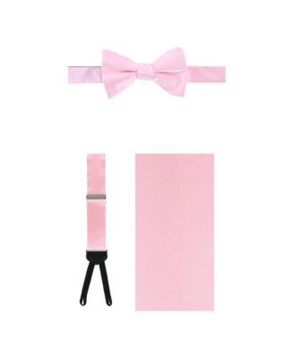Men's Sutton Silk Pre-Tied Suspenders and Bow Tie, 2-Piece Set