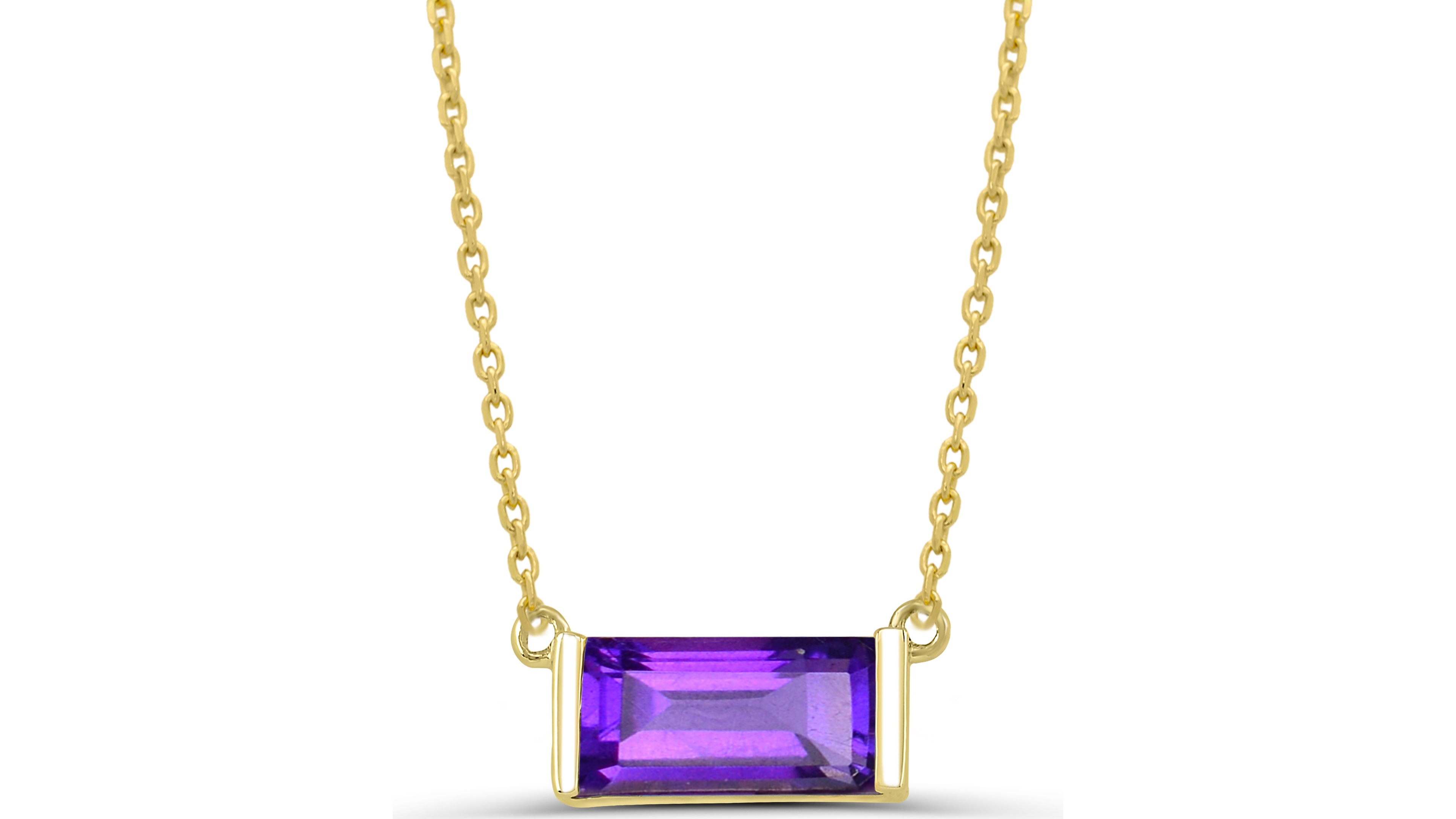 Macy's Blue Topaz (3/4 ct. t.w.) Pendant Necklace 14k Gold-Plated Sterling Silver