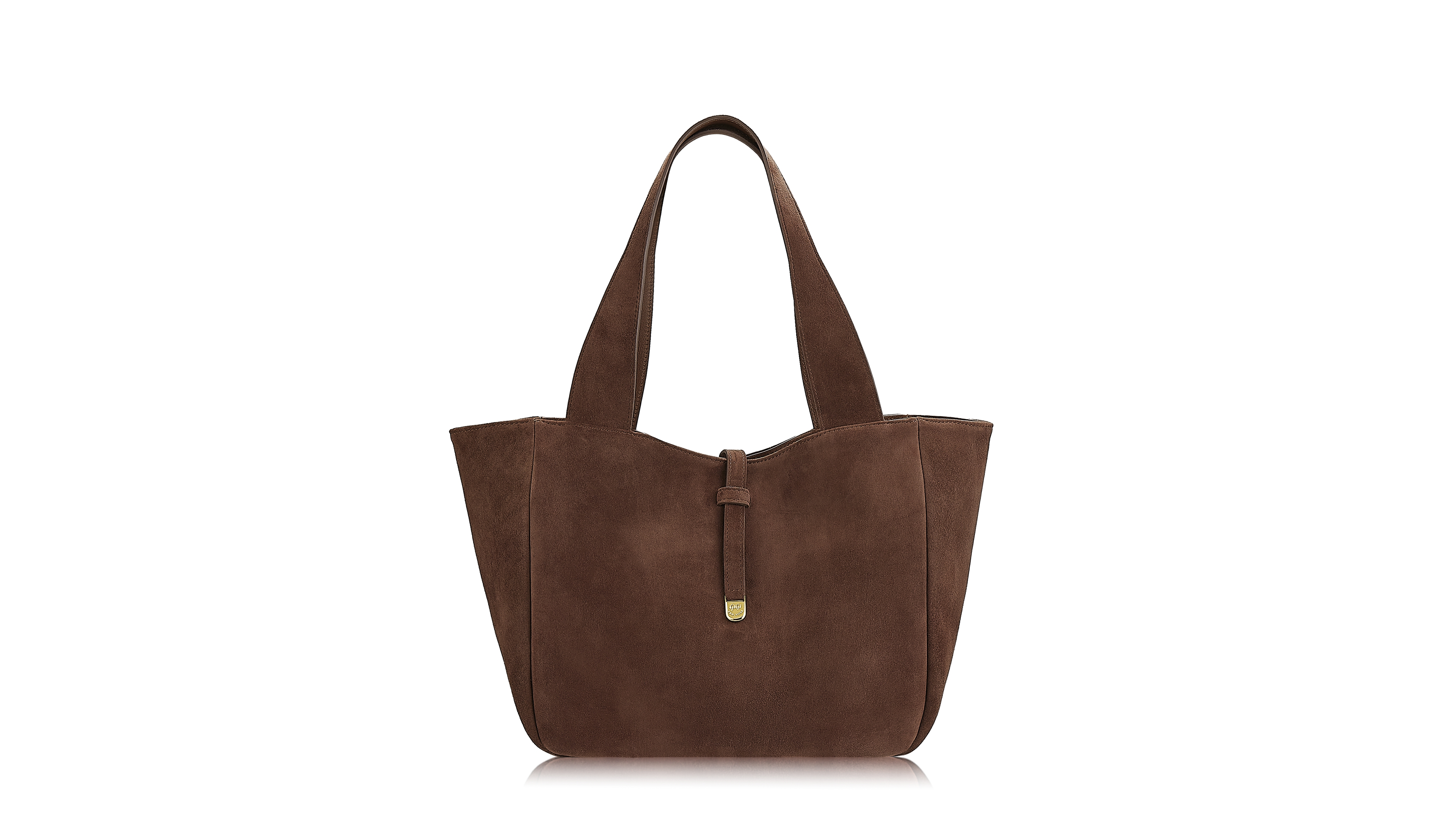 GiGi New York Mercer Suede Laptop Compatible Large Tote Handbag