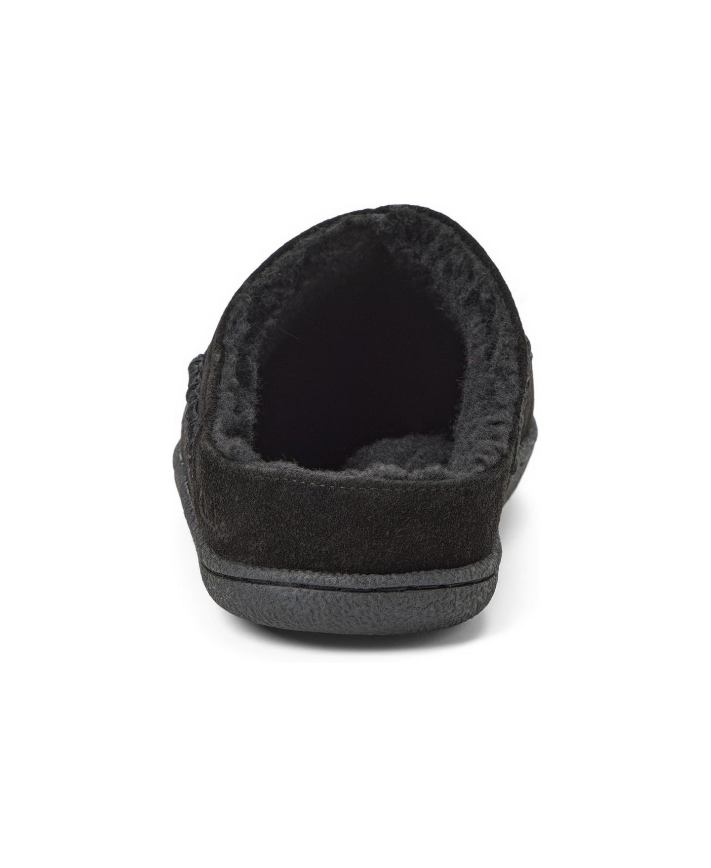 Мужские сабо Clarks Suede Stitch Genuine Cow Suede Memory-Foam Clog Slippers, цвет: Чёрный — фото 3