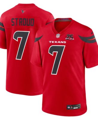 Men's C.J. Stroud Red Houston Texans Alternate 25th Season Game Jersey