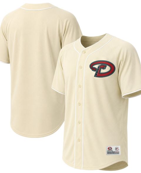 Мужской топ Stitches Cream Arizona Diamondbacks Fashion Jersey
