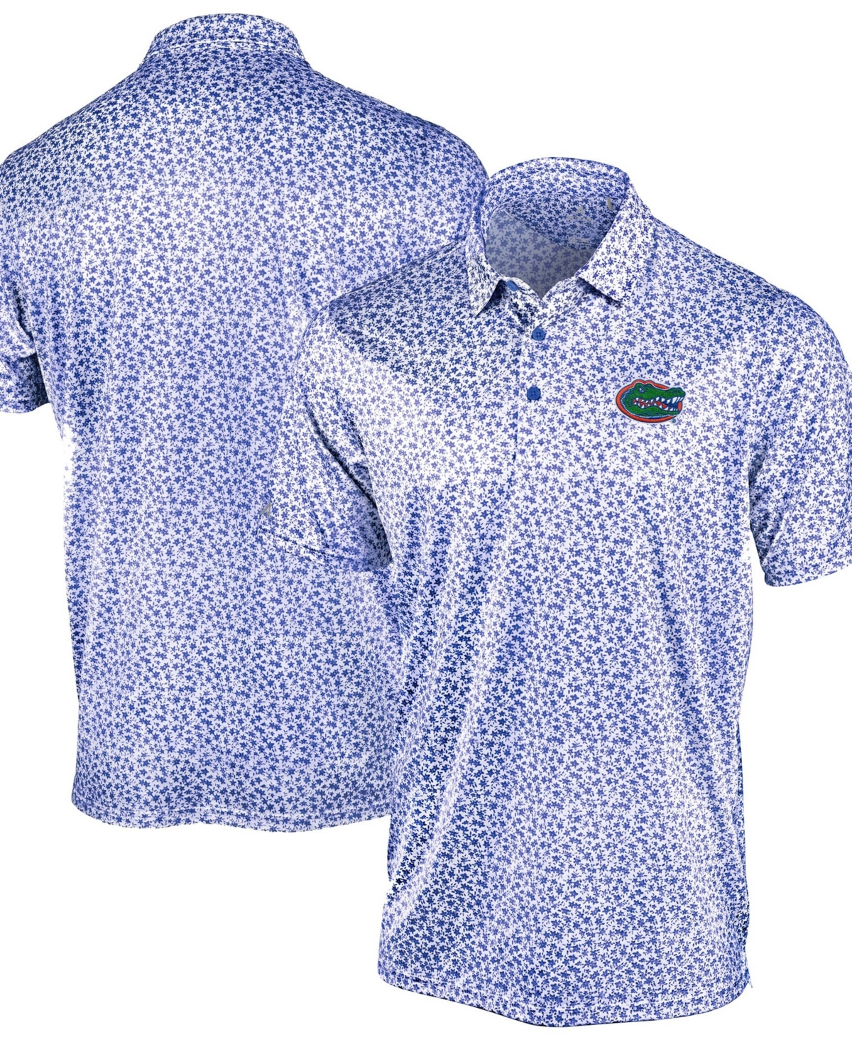 Antigua Men's Royal Florida Gators Flourish Polo Shirt