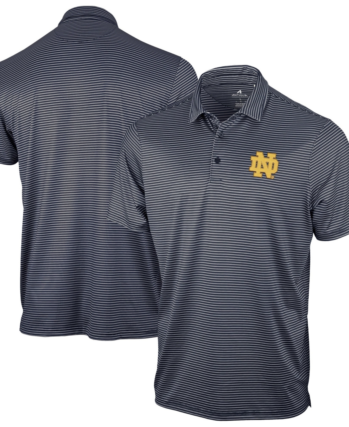 Antigua Men's Navy Notre Dame Fighting Irish Eager Polo Shirt