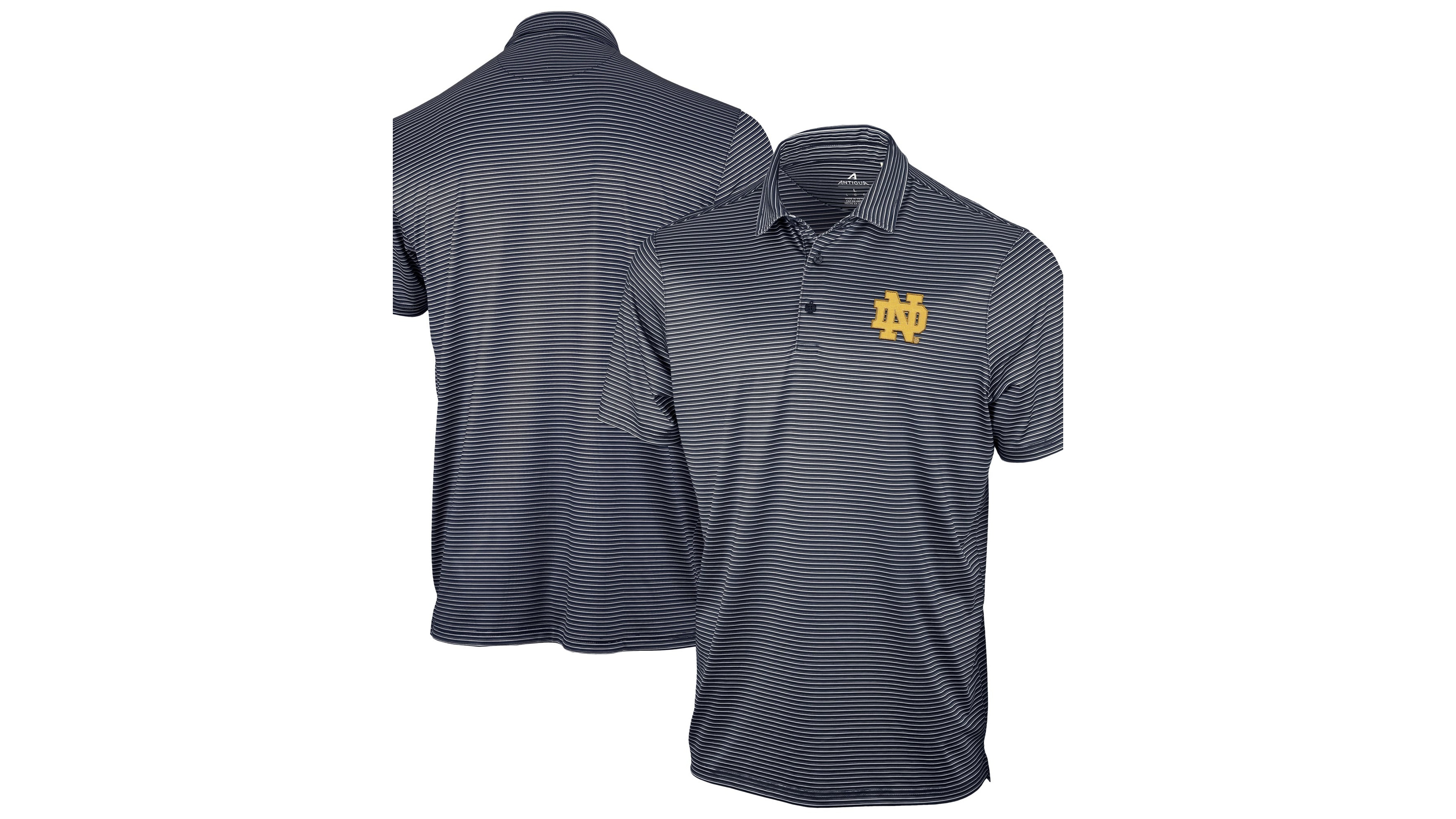 Antigua Men's Navy Notre Dame Fighting Irish Eager Polo Shirt