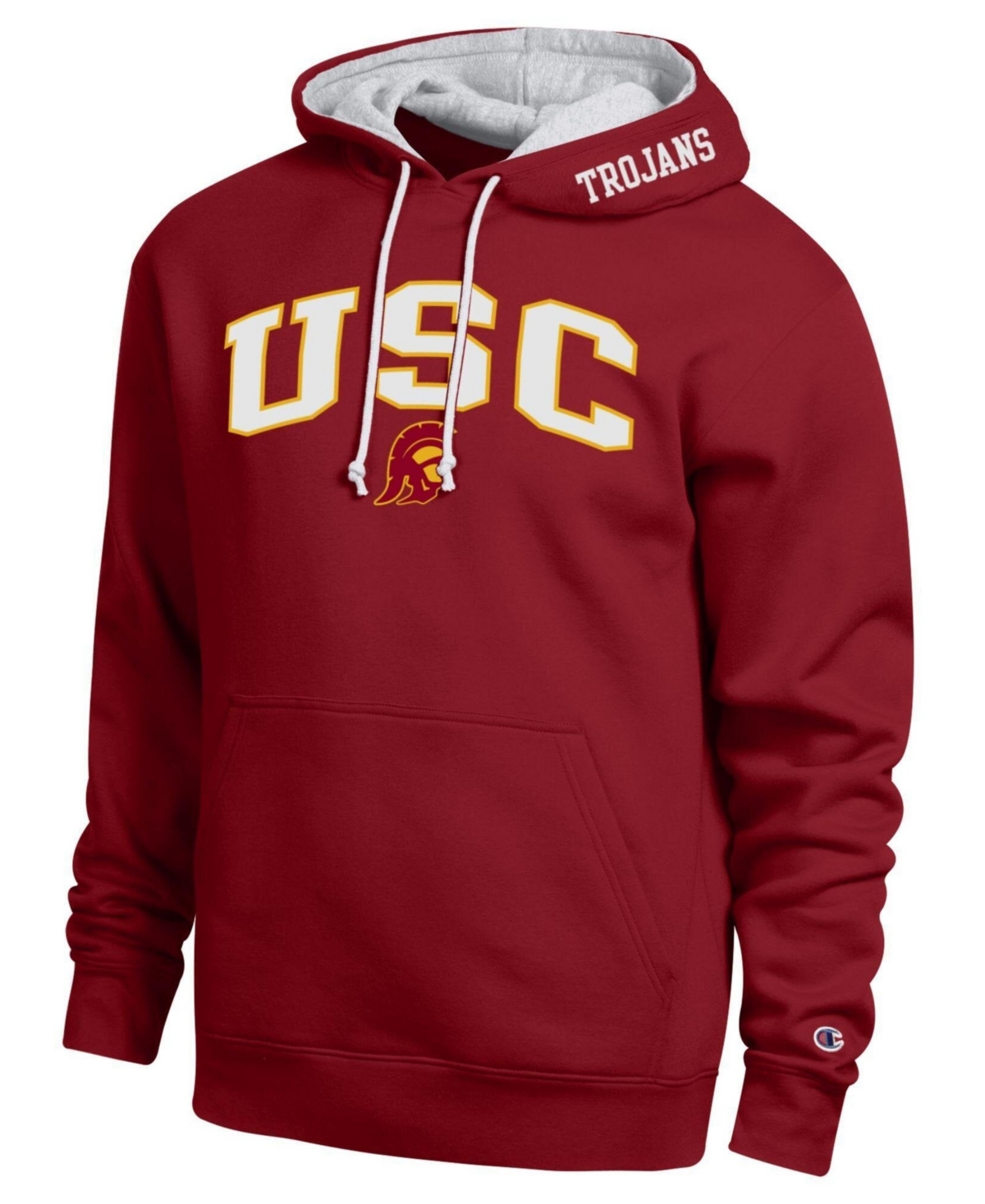 Champion Men's Cardinal Usc Trojans Arch Tackle Twill Hoodie