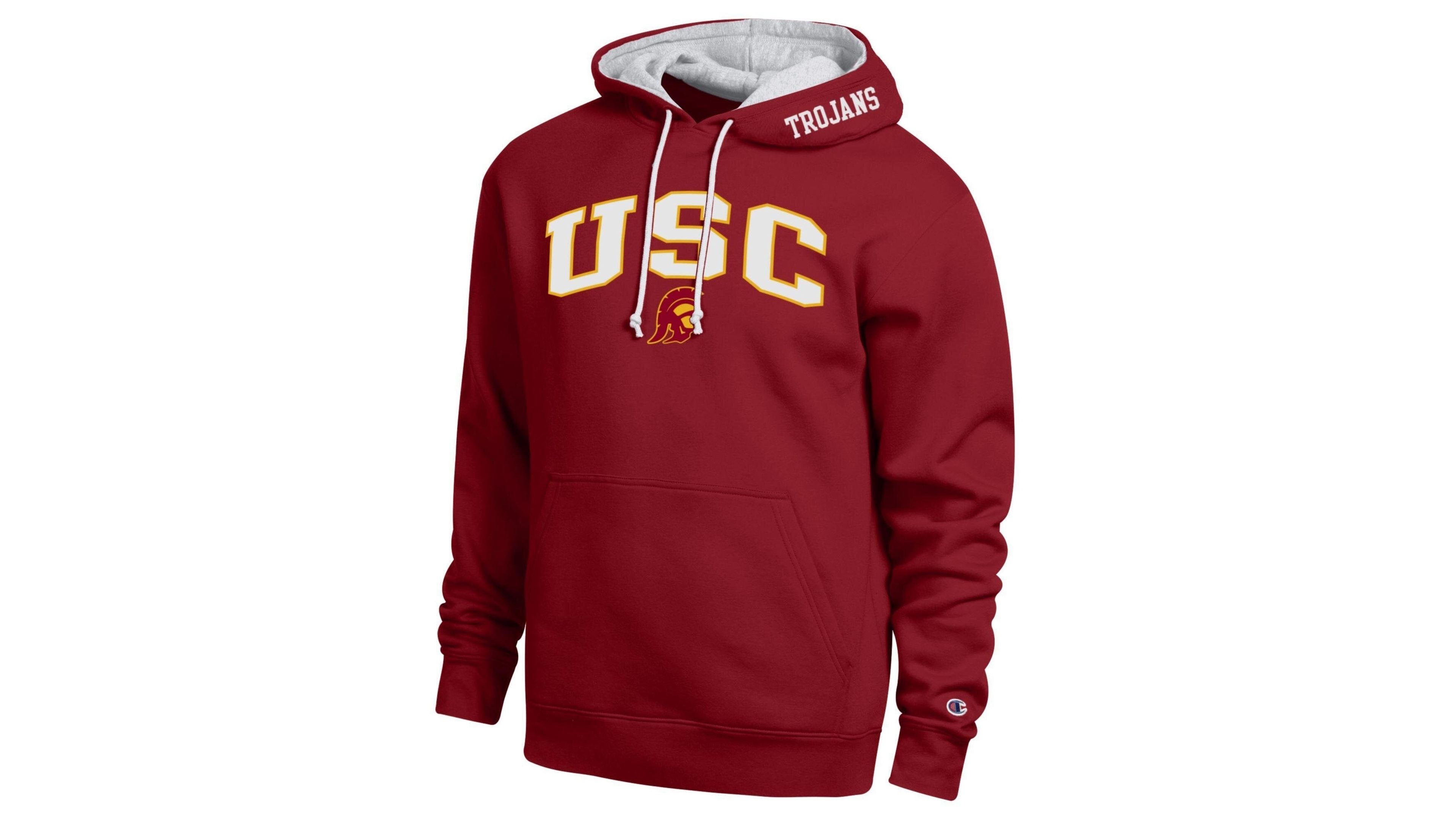 Champion Men's Cardinal Usc Trojans Arch Tackle Twill Hoodie