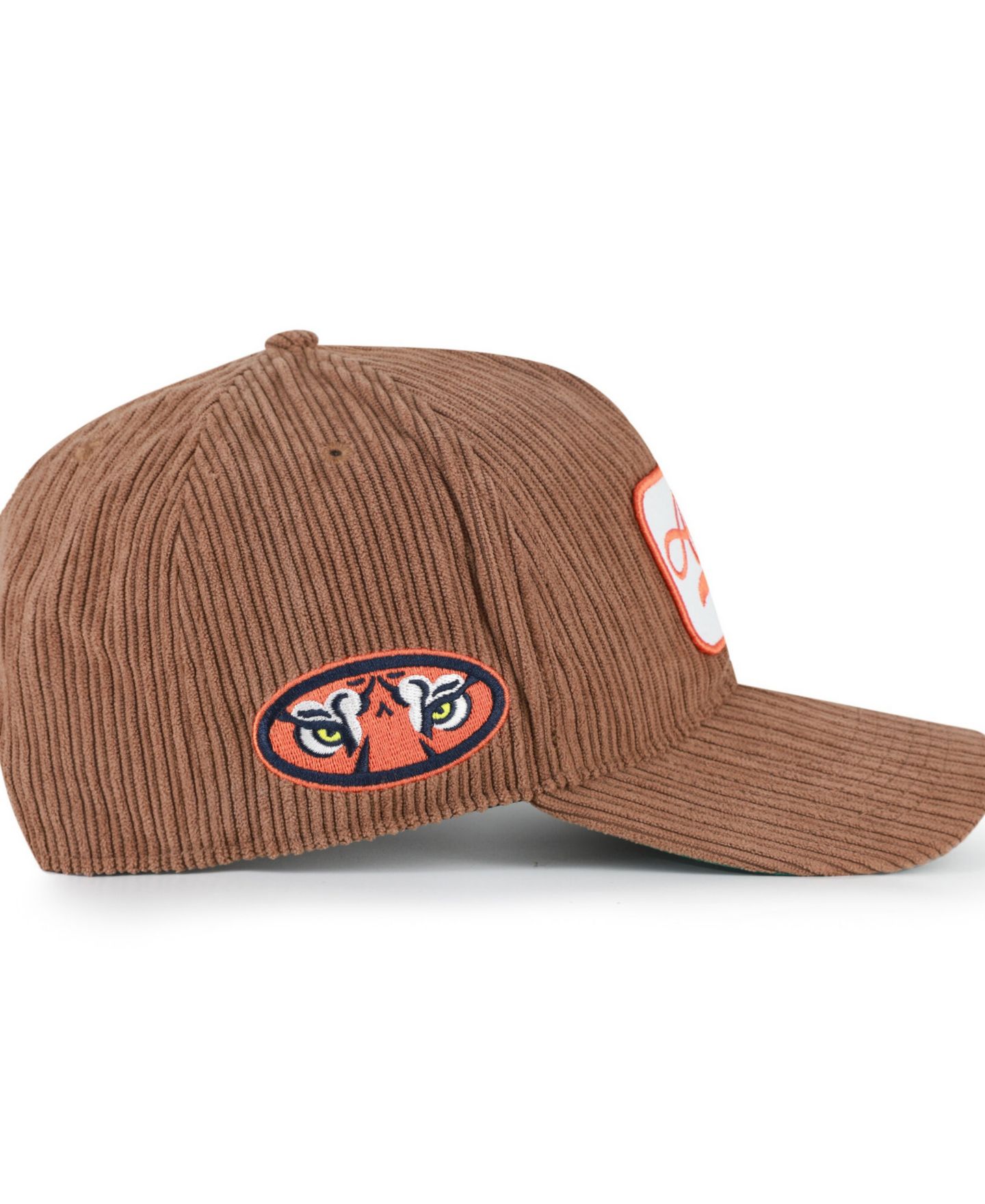 Кепка '47 Brand Brown Auburn Tigers Corduroy Patch Hitch Adjustable Hat — фото 2