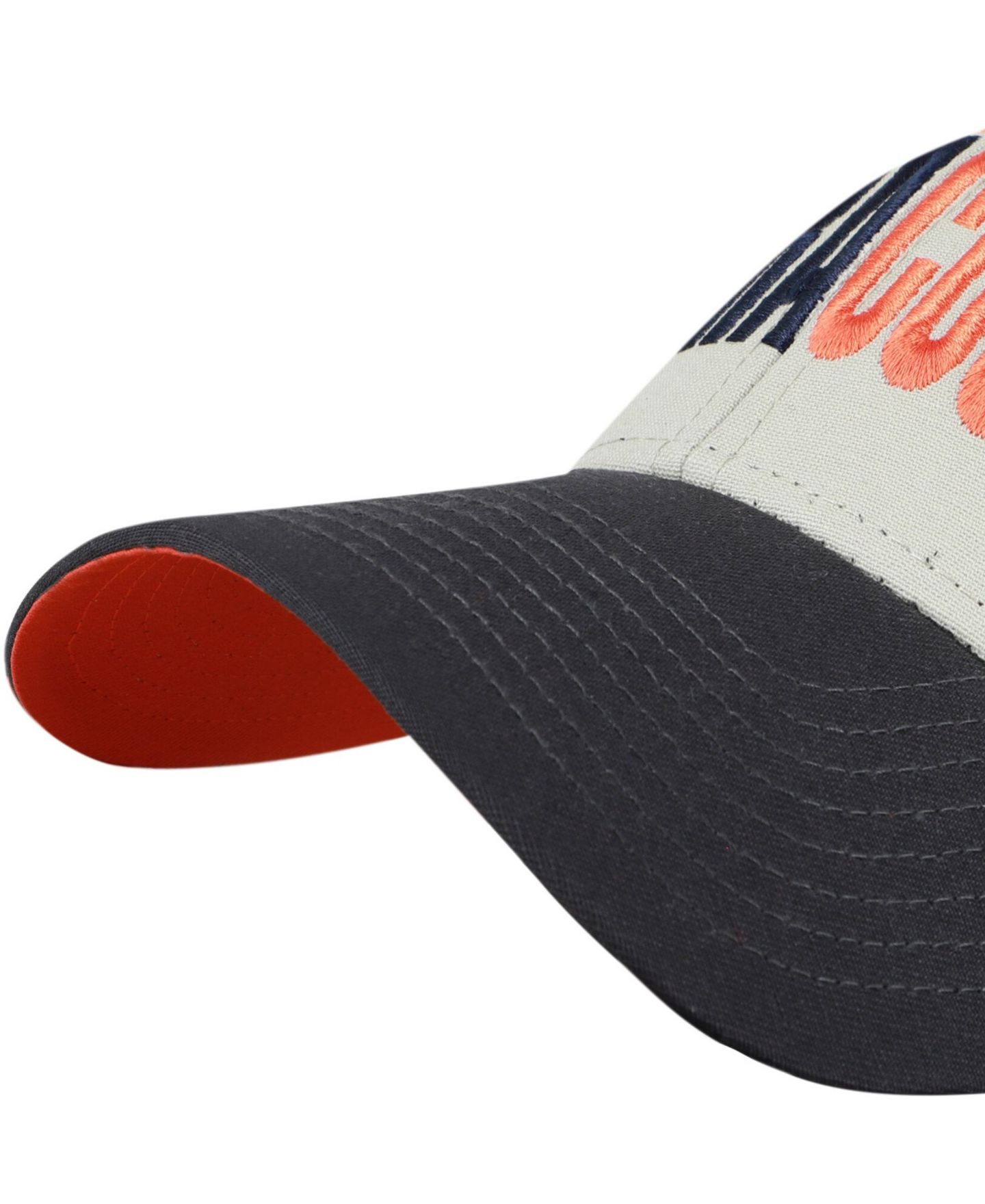 Кепка '47 Brand Gray/Black Syracuse Orange Half Block Text MVP Adjustable Hat — фото 2