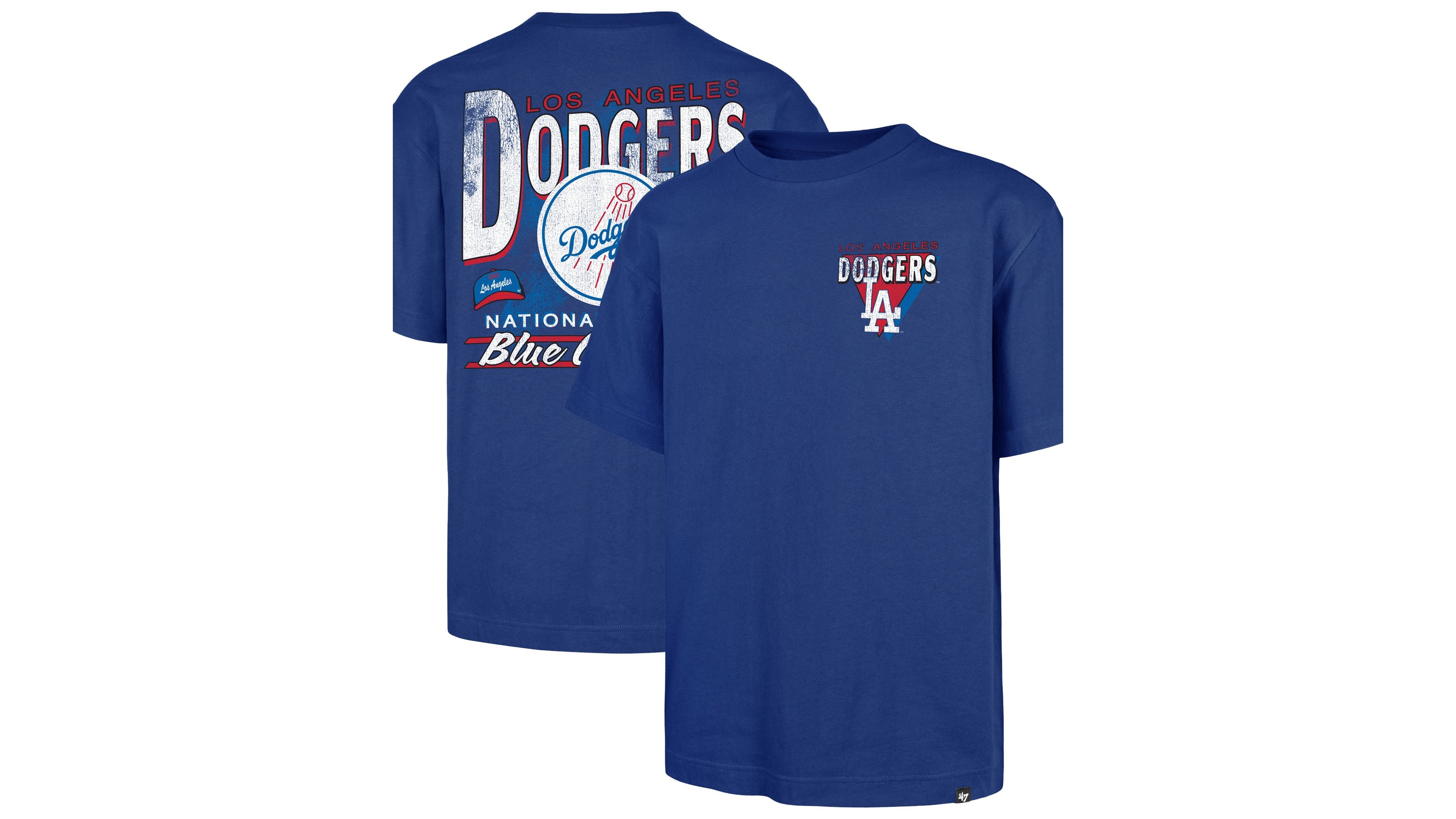 '47 Brand Men's Royal Los Angeles Dodgers Under Bar Foundation T-Shirt
