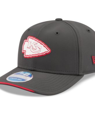 Men's Charcoal Kansas City Chiefs 2026 Sideline Cold Weather 9SEVENTY Adjustable Hat