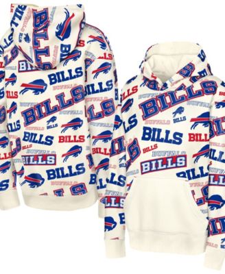 Big Boys' and Girls' Cream Buffalo Bills Shake Bake Hoodie