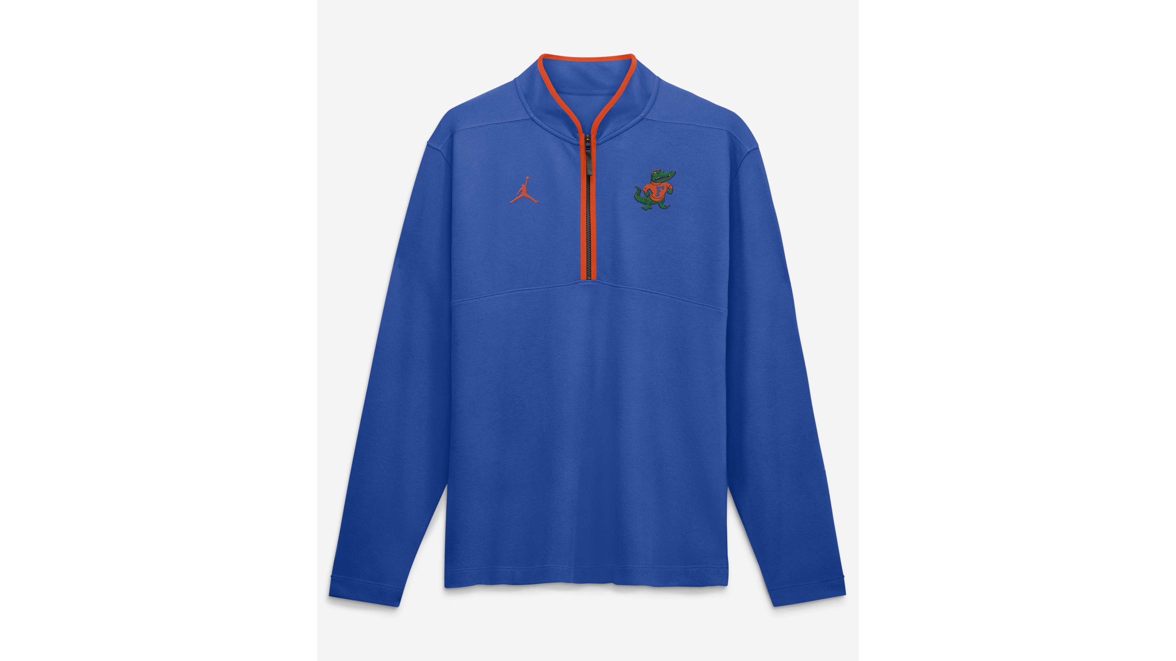 Jordan Men's Royal Florida Gators Courtside Victory Dri-fit Half-Zip Pullover