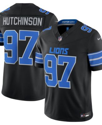 Men's Aidan Hutchinson Black Detroit Lions Alternate Vapor F.U.S.E. Stitched Limited Jersey