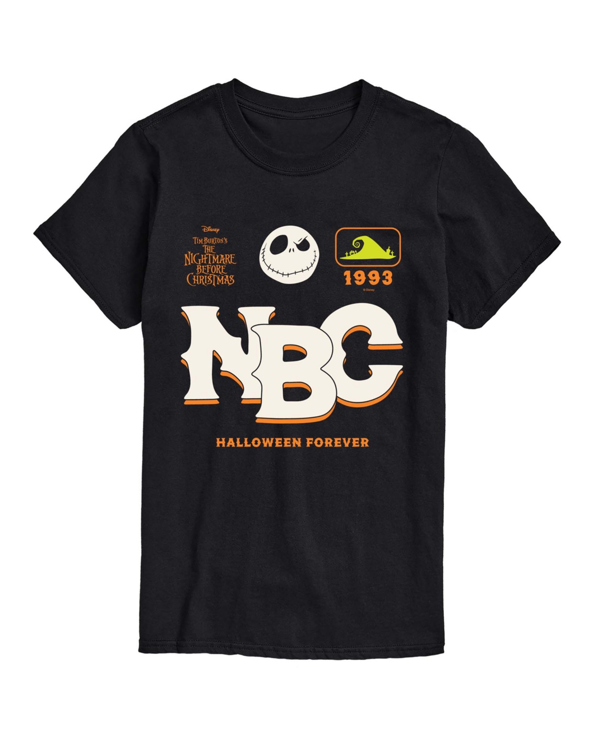 Airwaves Men's Jack Skellington T-Shirt - Black